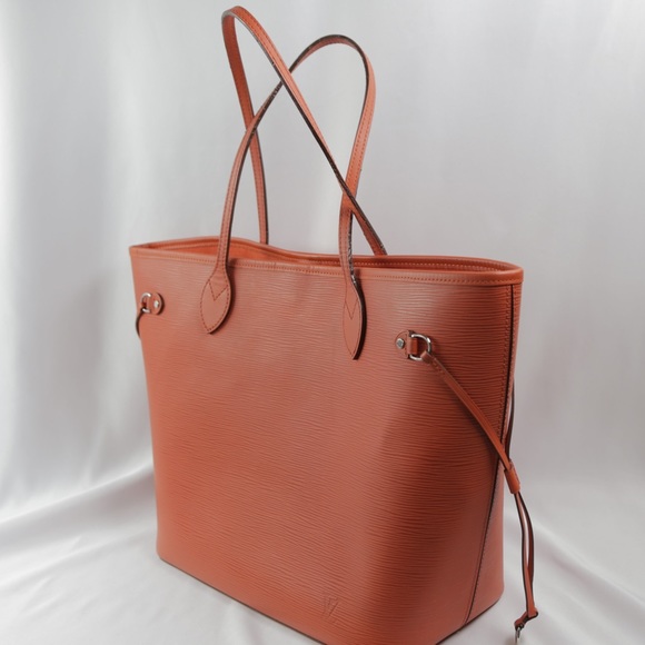 Louis Vuitton Handbags - Louis Vuitton Epi Orange Neverfull MM with Pouch